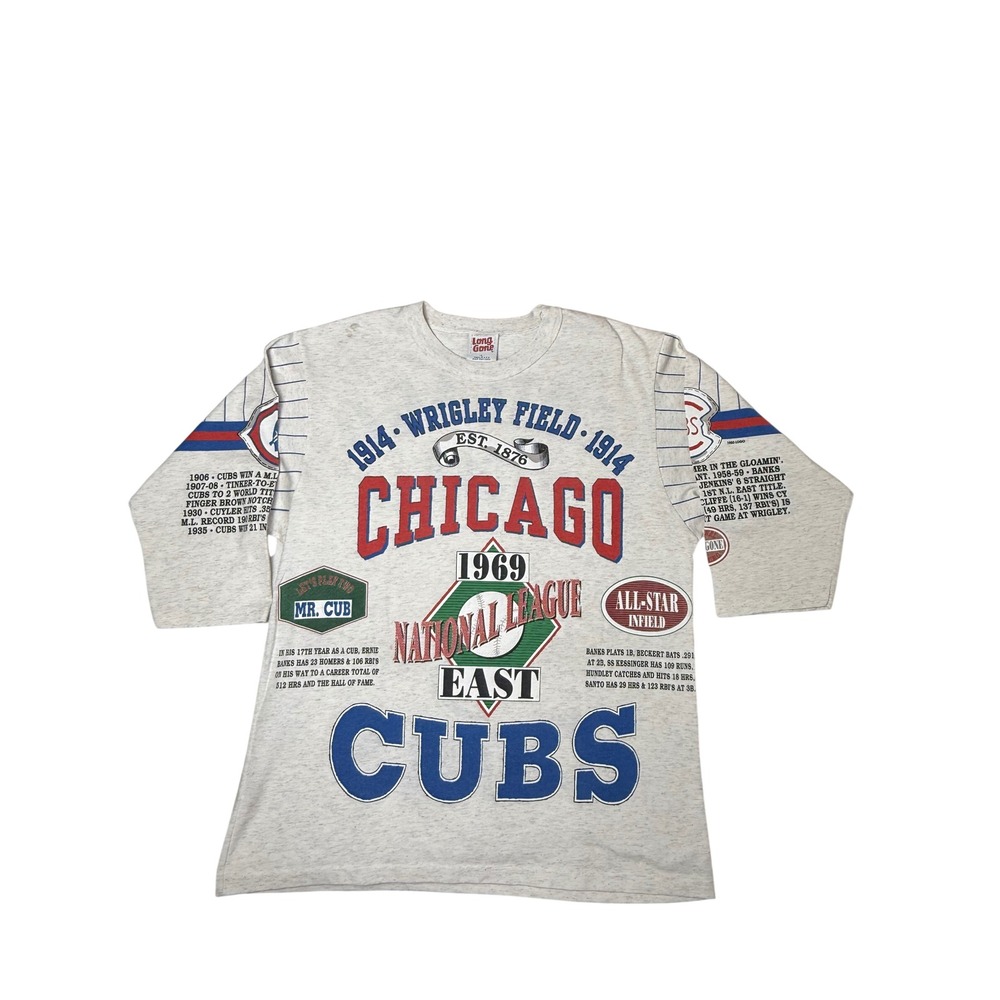 Vintage 1992 Chicago Cubs Long Gone Series No 003 AOP Made USA